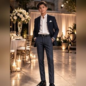 Lauren Ralph Lauren 8R/24-W Big Boys Beugene Classic Pants